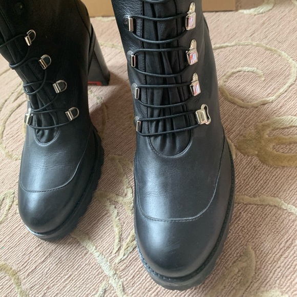 Christian Louboutin rubber soled leather boots - Picture 8 of 8